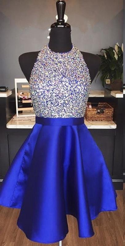 Royal Blue Homecoming Dress Back To School Dresses Short Prom